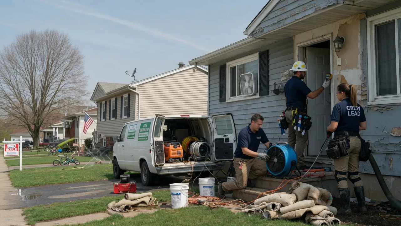 Flood Cleanup in Fairfax, VA near me